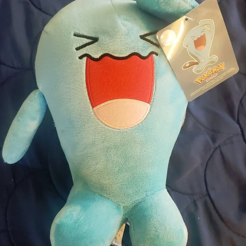 Pokemon Wobbuffet Plush Soft Stuffed Doll Toys Cute Collectible 20 CM Kids - Picture 2 of 4